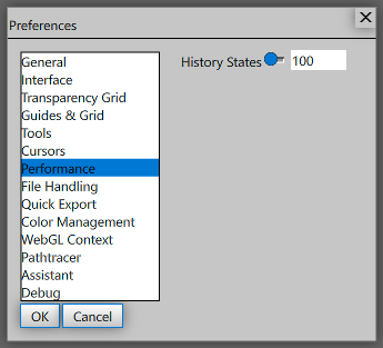 Performance preferences